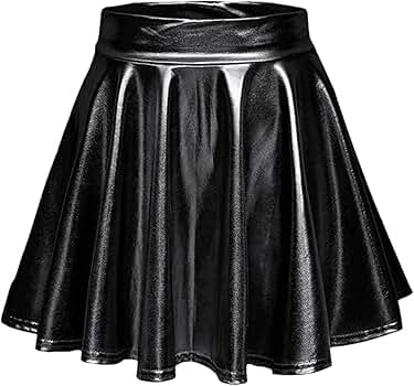 Amazon.com: Womens Sexy High Waist Mini PU Leather Skirts